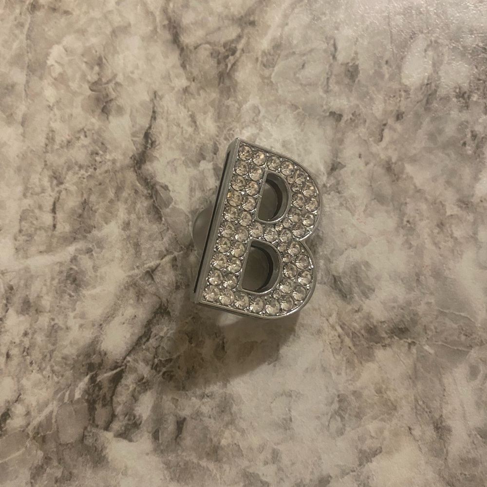 Letter B Croc Charm